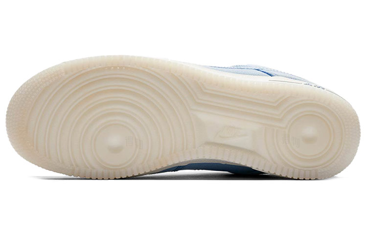 Кеды Nike Air Force 1 Retro QS CNVS (синие) — Синий — фото 5