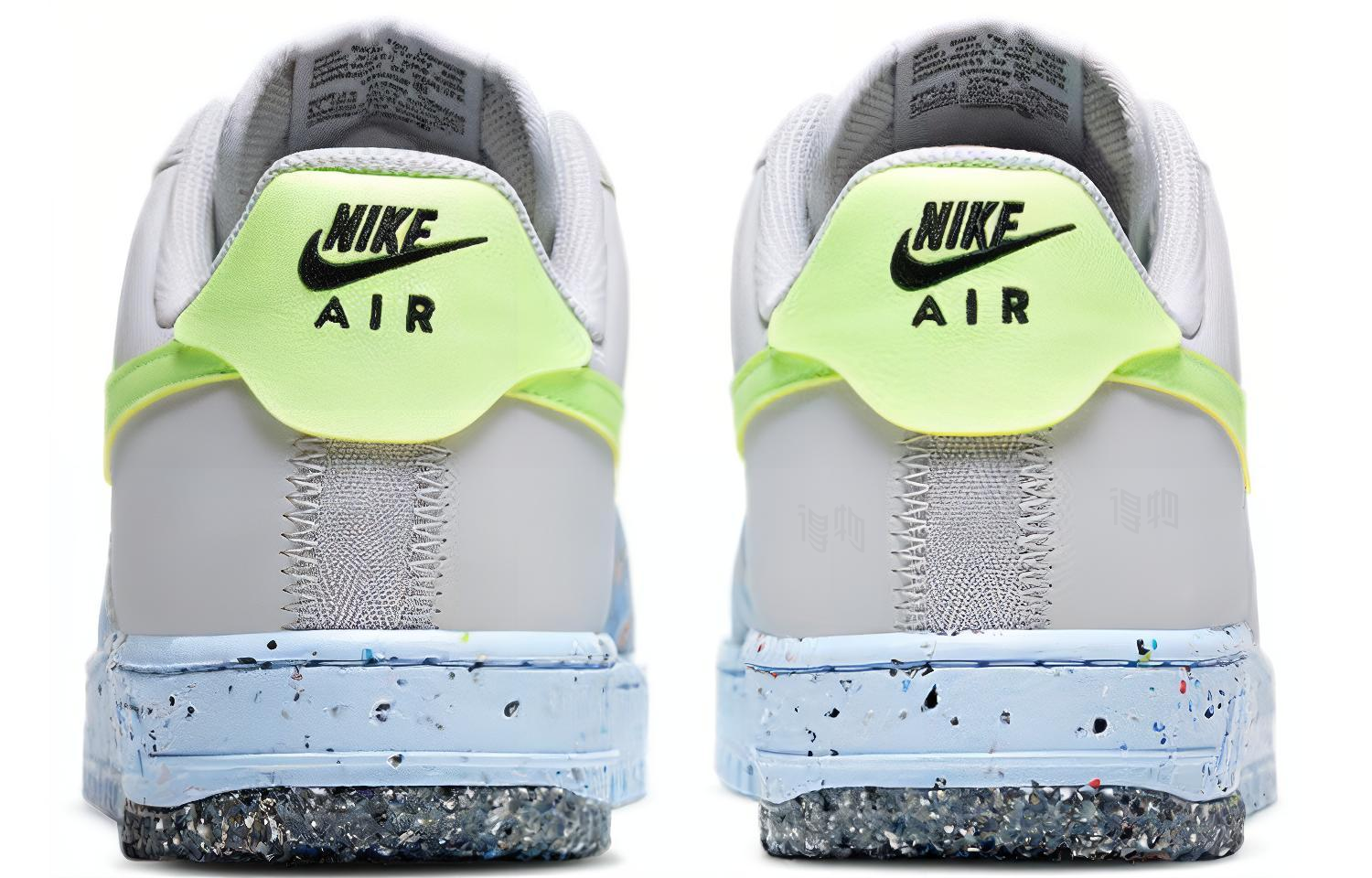 Мужские кроссовки Nike Air Force 1 (желто-синие) — Жёлтыйсиний — фото 5