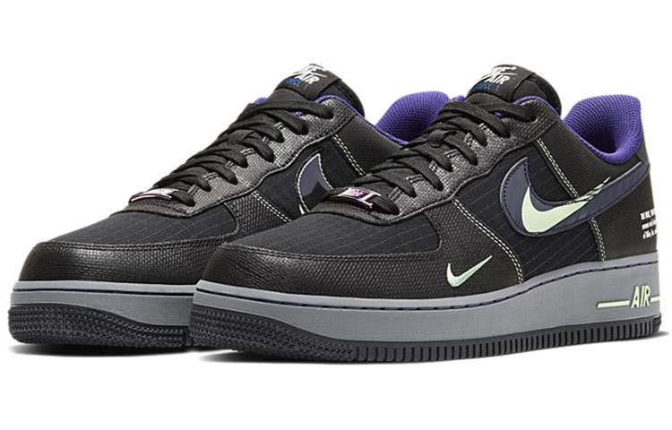 Мужские кроссовки Nike Air Force 1 (черный) — Чёрный — фото 3
