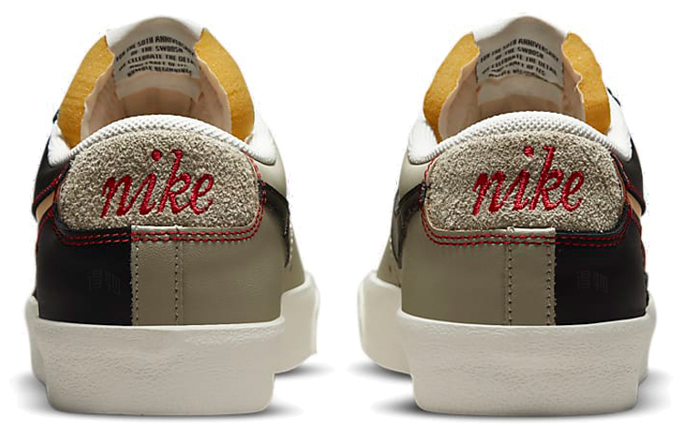 Кеды Nike Blazer '77 PRM (бежево-черные) — фото 5