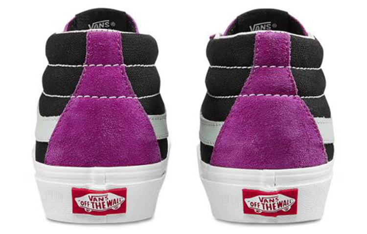 Кеды Vans SK8 (черно-фиолетовые) — Чёрный / фиолетовый — фото 4