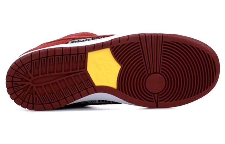 Мужские кроссовки Nike Dunk SB Rukus Crawfish (красные) — фото 5