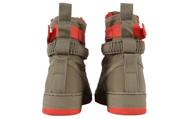 Мужские кроссовки Nike Air Force 1 HI 1.0 (коричневые) — Коричневый — фото 3