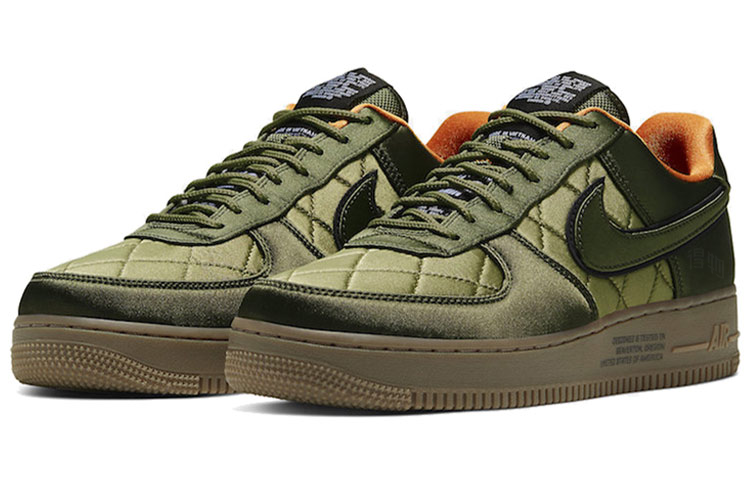 Кеды Nike Air Force 1 MA-1 (темно-зеленые) — Зелёный — фото 3