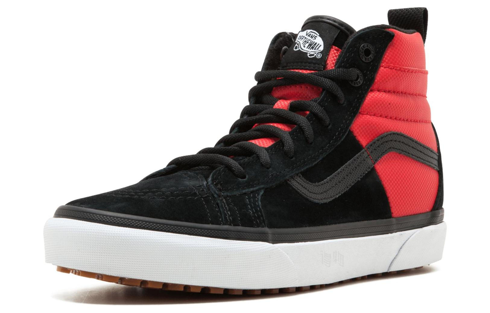 Кеды Vans SK8 46 MTE DX The North Face (красно-черные) — Чёрный / красный — фото 2