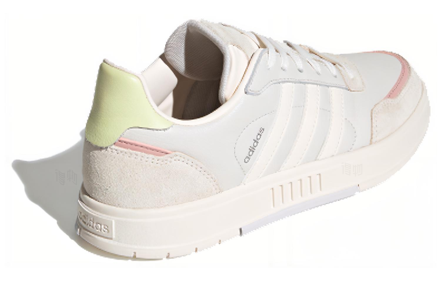 Женские кеды adidas Courtmaster (бело-коричневый) — фото 3