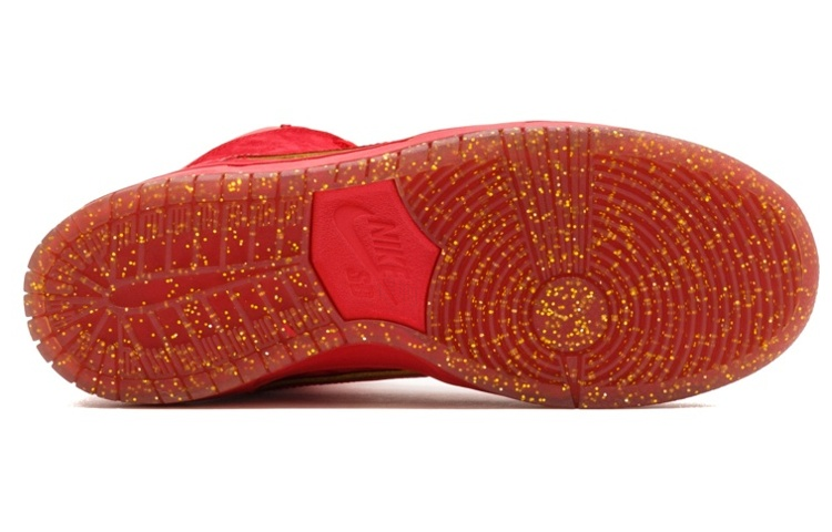 Мужские кроссовки Nike Dunk SB Chinese New Year (красно-золотые) — фото 5