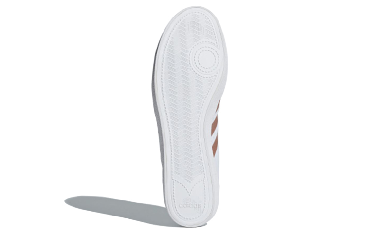 Женские кеды adidas neo EASY VULC 2 (бело-золотые) — фото 6