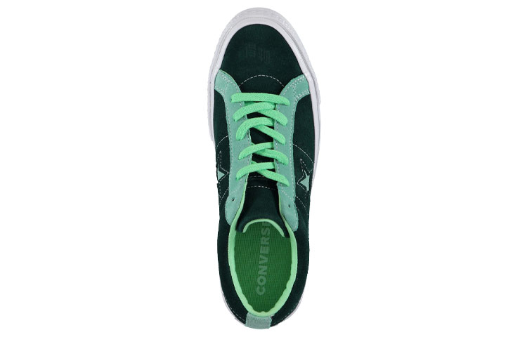 Кеды Converse One Star (зелено-белые) — фото 4