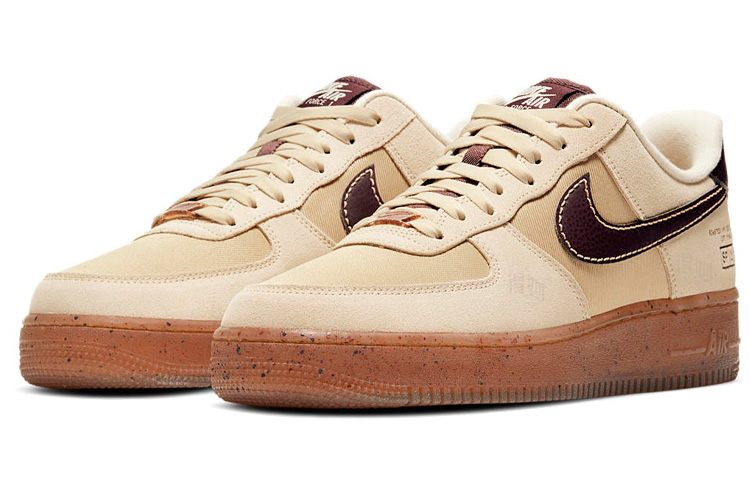 Мужские кроссовки Nike Air Force 1 "Coffee" (светло-коричневый) — фото 3