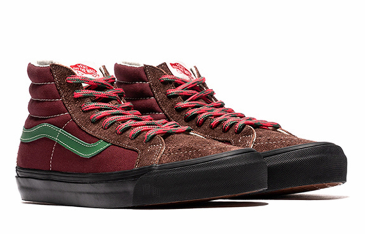 Кеды Vans SK8 Vault (бордовые) — 酒红色 — фото 4