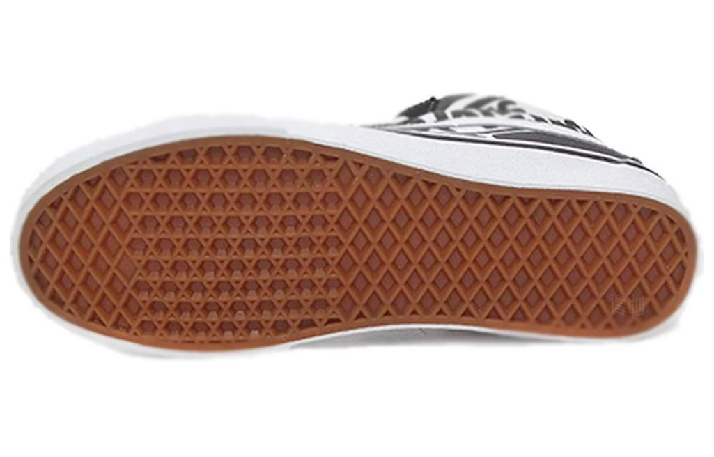 Кеды Vans SK8 Reissue LOGO (черный / белый) — Чёрный / белый — фото 5