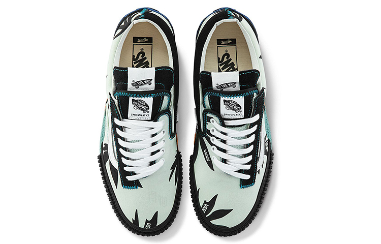 Кеды Vans Vault Cap Mash LO LX (черные с цветными вставками) — фото 4