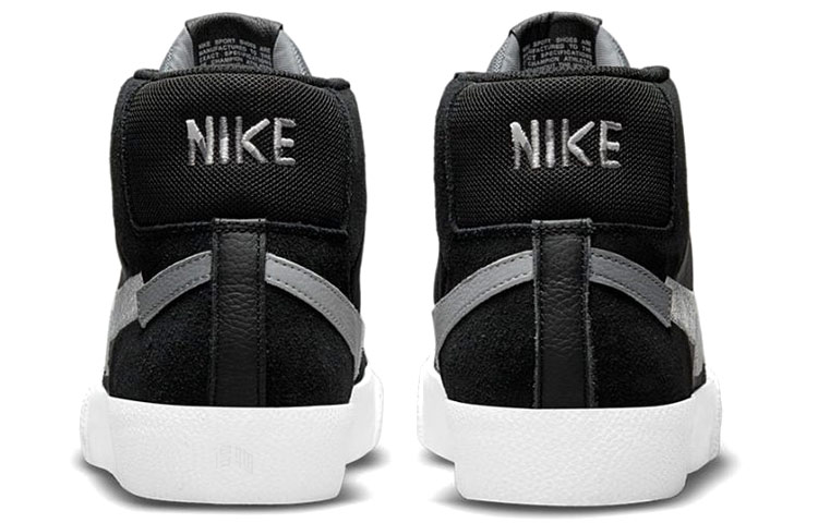 Кеды Nike Blazer (черно-серые) — Чёрный / серый — фото 5