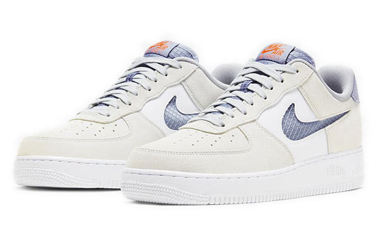 Мужские кроссовки Nike Air Force 1 07 Lv8 (белыйсиний) — фото 3