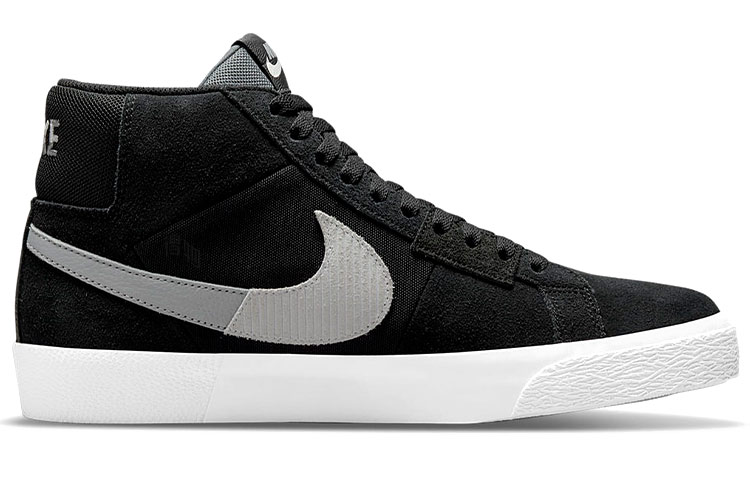Кеды Nike Blazer (черно-серые) — Чёрный / серый — фото 2