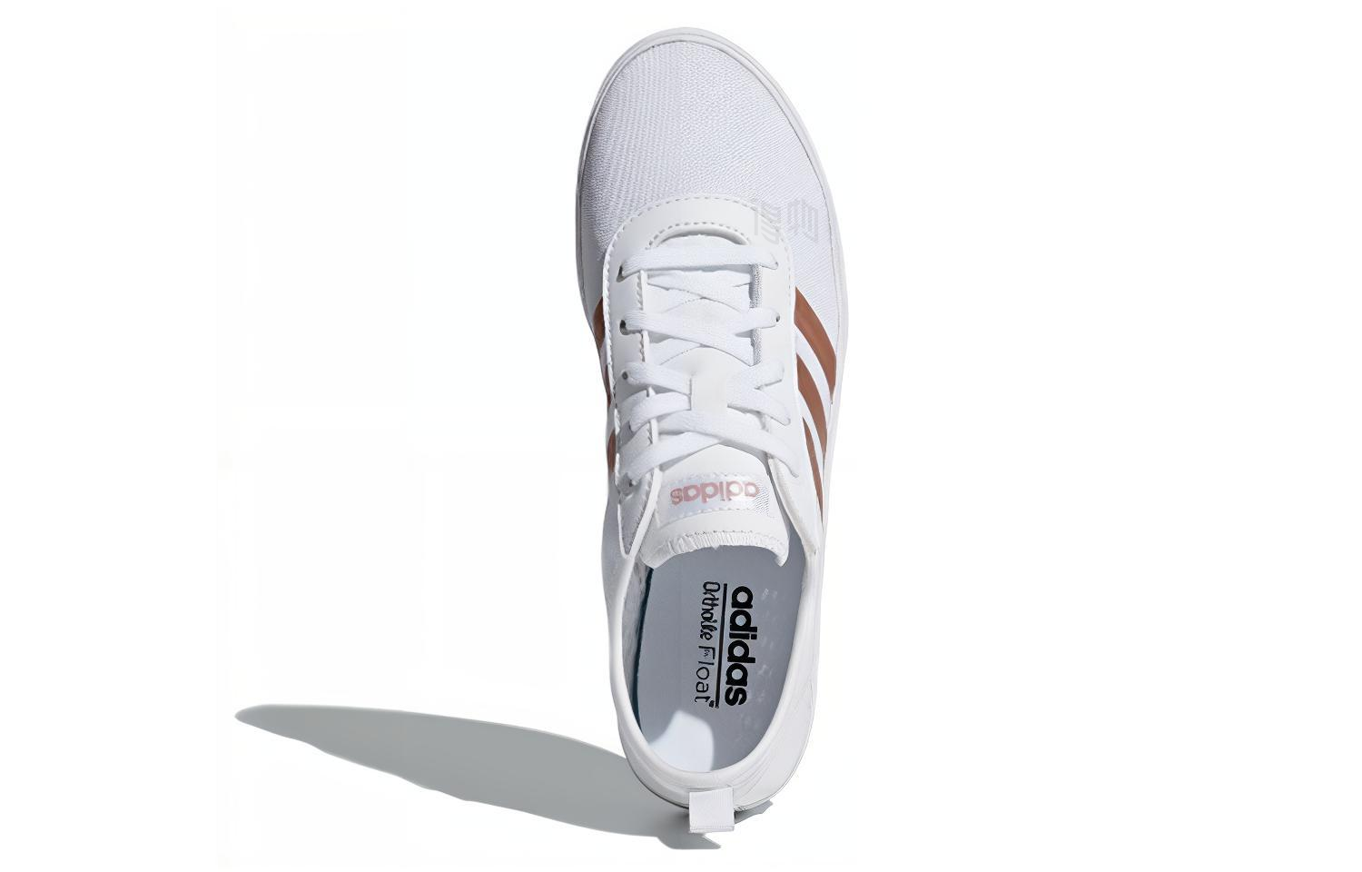 Женские кеды adidas neo EASY VULC 2 (бело-золотые) — фото 5