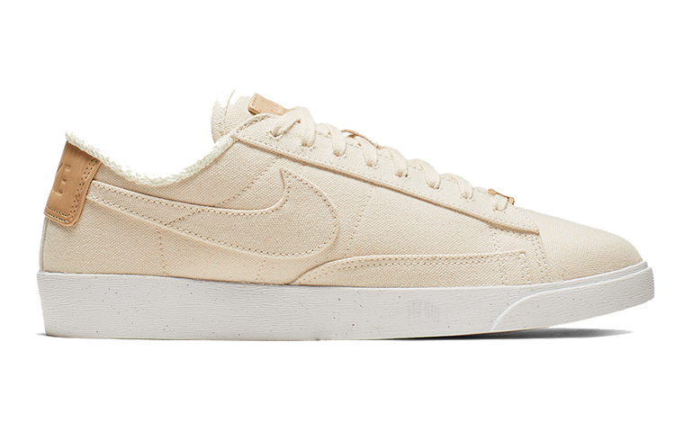 Женские кеды Nike Blazer LX Plant Color Collection (слоновая кость) — фото 2