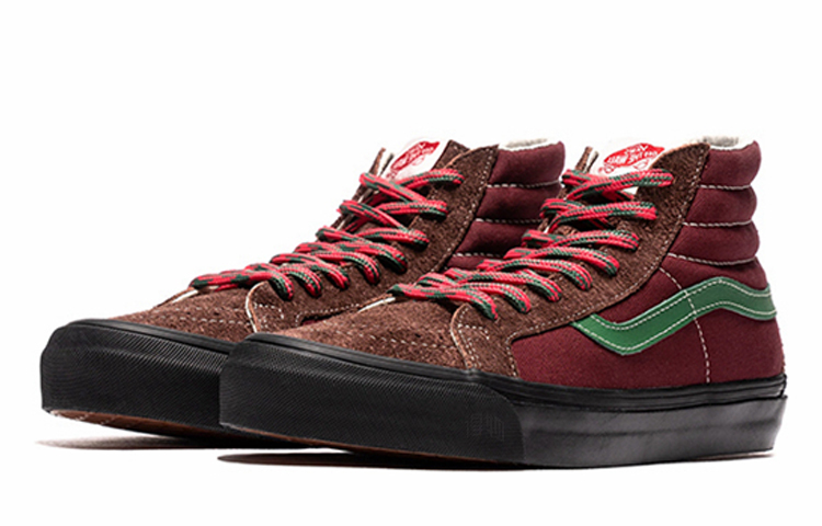Кеды Vans SK8 Vault (бордовые) — 酒红色 — фото 3