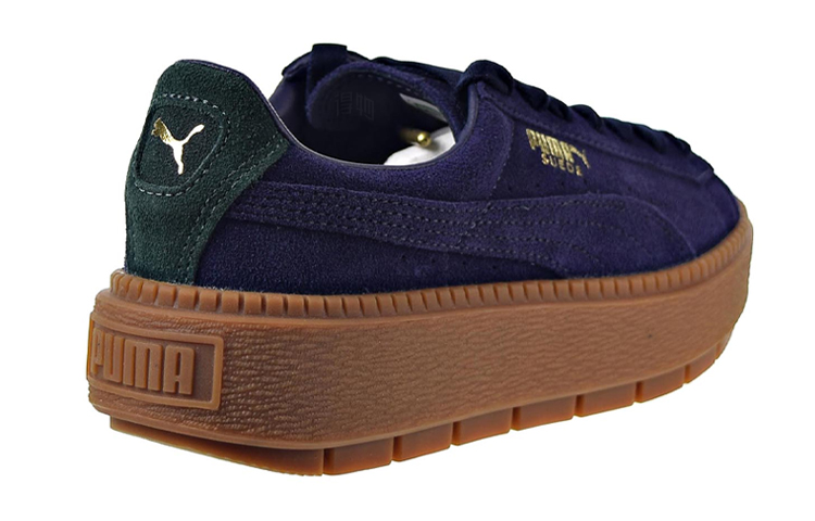 Женские кроссовки PUMA Suede Platform (фиолетовые) — фото 3