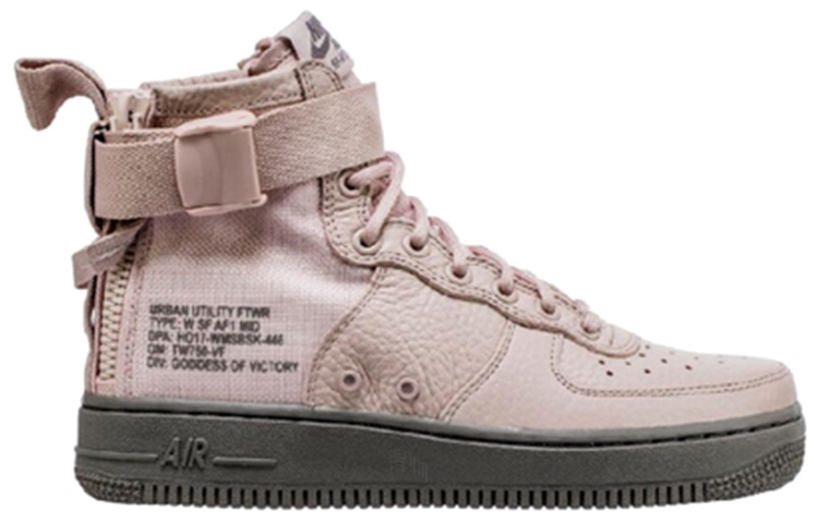 Женские кроссовки Nike Air Force 1 Silt Red (W) (розовый) — 樱花粉 — фото 2