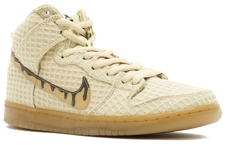 Мужские кроссовки Nike Dunk SB Waffle (светло-коричневые) — 金星/生胶/浅棕/经典棕 — фото 2