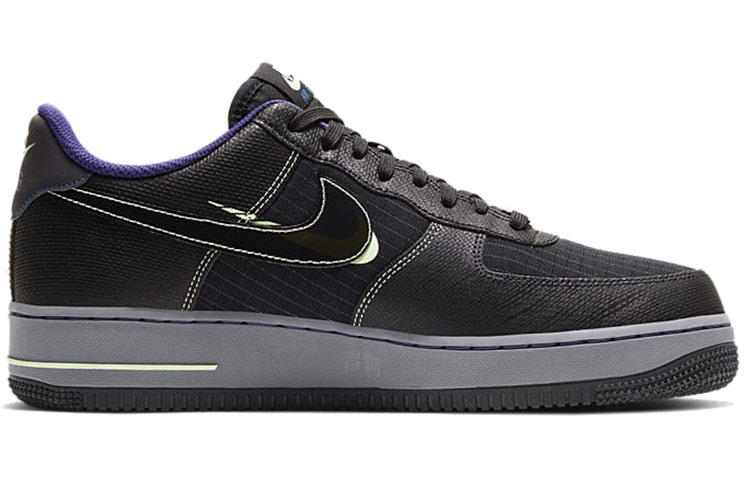 Мужские кроссовки Nike Air Force 1 (черный) — Чёрный — фото 2