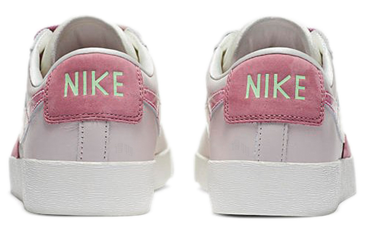 Женские кеды Nike Blazer Low (розово-белые) — фото 5