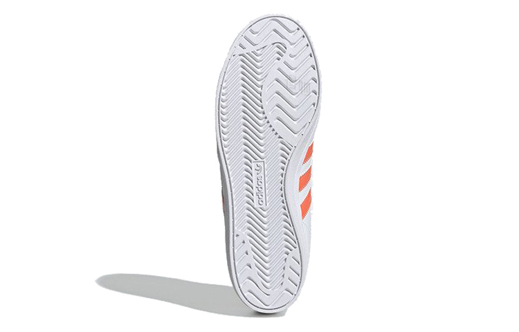 Женские кеды adidas originals Coast Star (бело-оранжевые) — фото 4