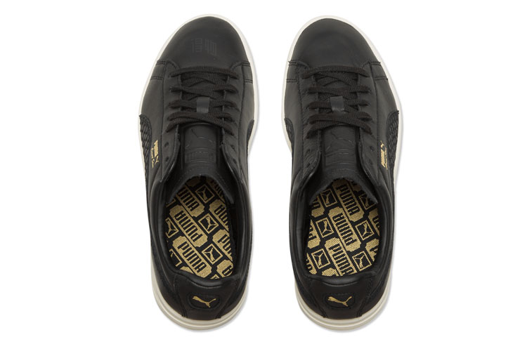 Кеды PUMA Court Star Zapatillas FS Premium (черно-белые) — Чёрный / белый — фото 4