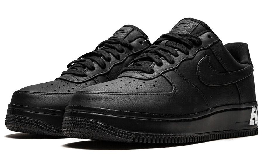 Мужские кроссовки Nike Air Force 1 CMFT Equality BHM (черные) — Чёрный / белый — фото 2