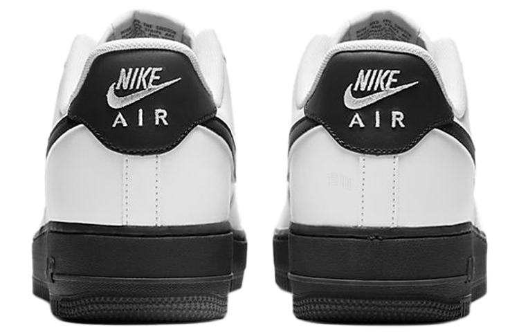 Мужские кроссовки Nike Air Force 1 (бело-черные) — фото 5