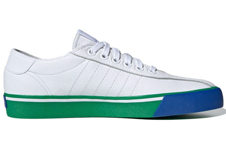 Кеды adidas originals Love Set Super (бело-зелено-синие) — фото 2