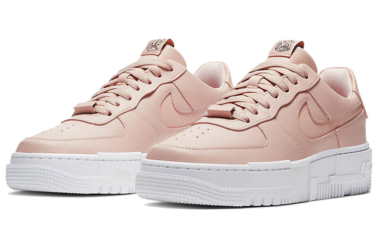 Женские кроссовки Nike Air Force 1 pixel (розовые) — фото 3