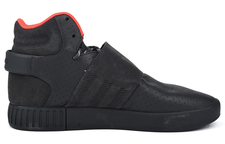 Мужские кеды adidas originals Tubular Invader Strap (черные) — фото 2