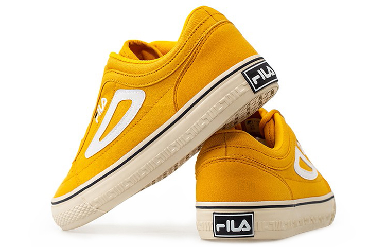 Мужские кеды Fila FUSION Classic Boarder (желтые) — Жёлтый — фото 3