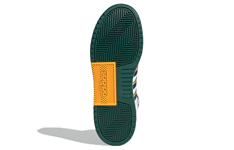 Мужские кеды adidas Entrap Mid (бело-зелено-сине-желтые) — Белый / зелёный / синий / жёлтый — фото 6