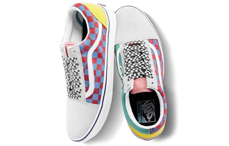 Кеды Vans Old Skool (сине-красные) — фото 4