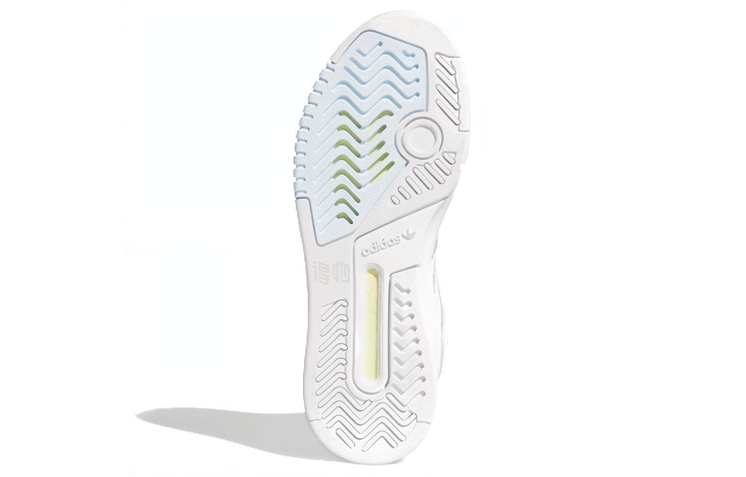 Женские кеды adidas originals Drop Step (белый / серый / синий) — фото 5