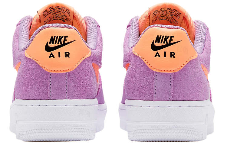 Женские кроссовки Nike Air Force 1 (оранжево-фиолетовый) — Оранжевыйфиолетовый — фото 5