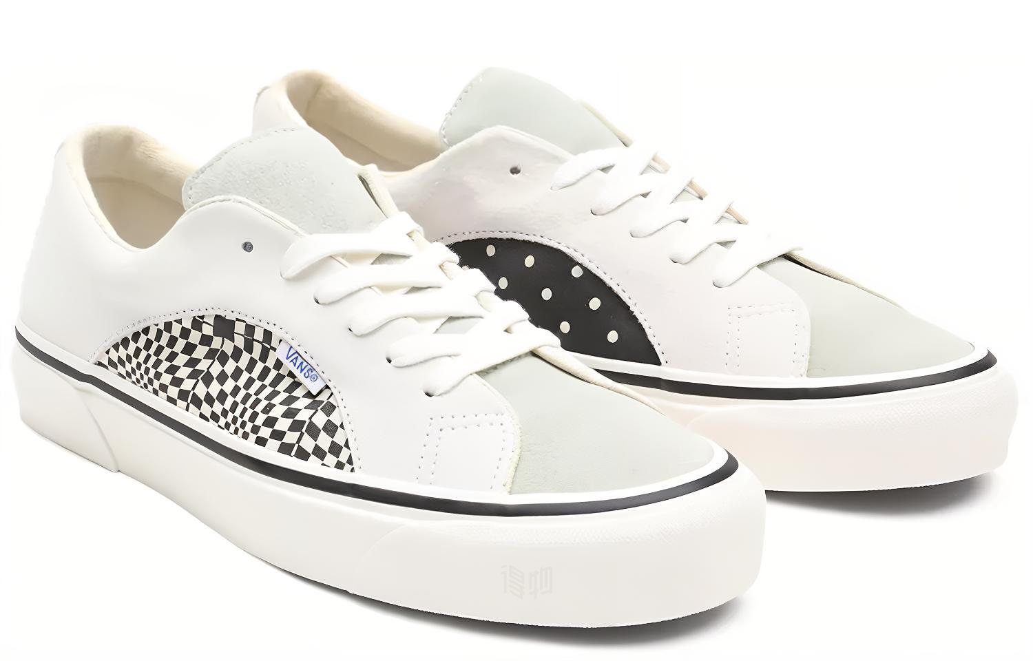 Кеды Vans Lampin Dx (черно-белые) — Чёрный / белый — фото 3