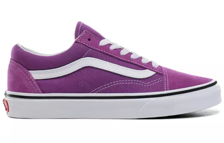 Кеды Vans Old Skool (бело-фиолетовые) — фото 2