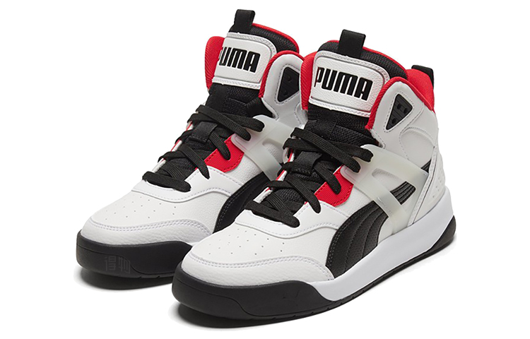 Кеды PUMA Backcourt (бело-черно-красные) — фото 3