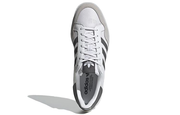 Кеды adidas originals Team Court (бело-серые) — фото 5
