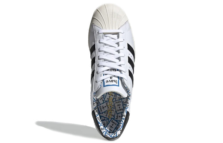 Кеды adidas originals Superstar (бело-черные) — фото 4