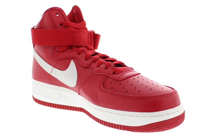 Мужские кеды Nike Air Force 1 2015 (красно-белые) — 体育红/白 — фото 3