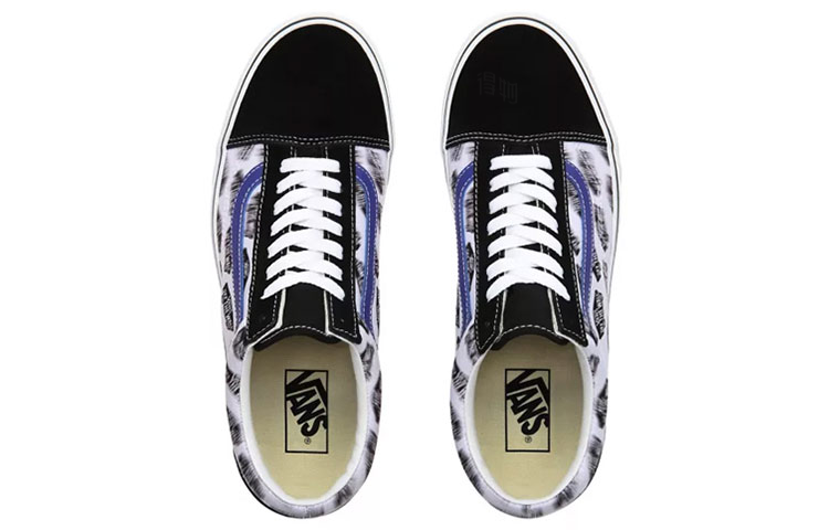 Кеды Vans Old Skool (сине-черные) — фото 4