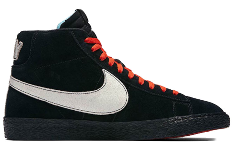 Мужские кеды Nike Blazer LA VS NYC (черные) — Чёрный — фото 2