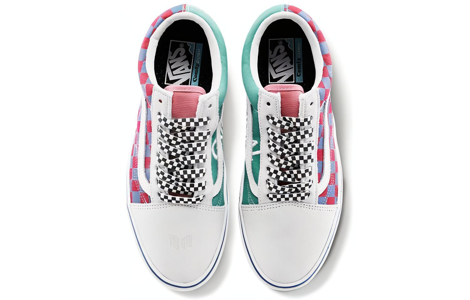 Кеды Vans Old Skool (сине-красные) — фото 3