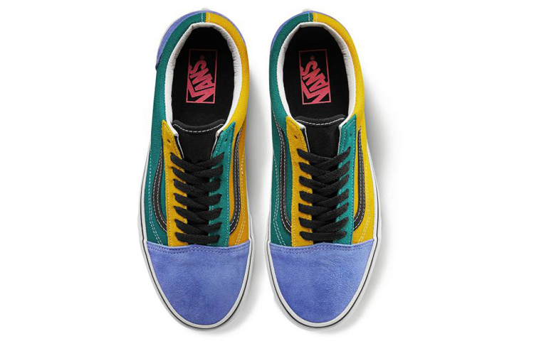 Кеды Vans Old Skool (желто-зеленые) — фото 3